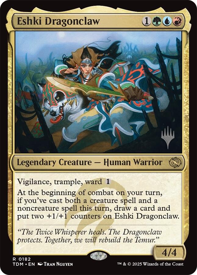 Eshki Dragonclaw [Tarkir: Dragonstorm Promos] | GnG Games