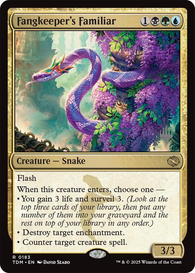 Fangkeeper's Familiar [Tarkir: Dragonstorm Promos] | GnG Games