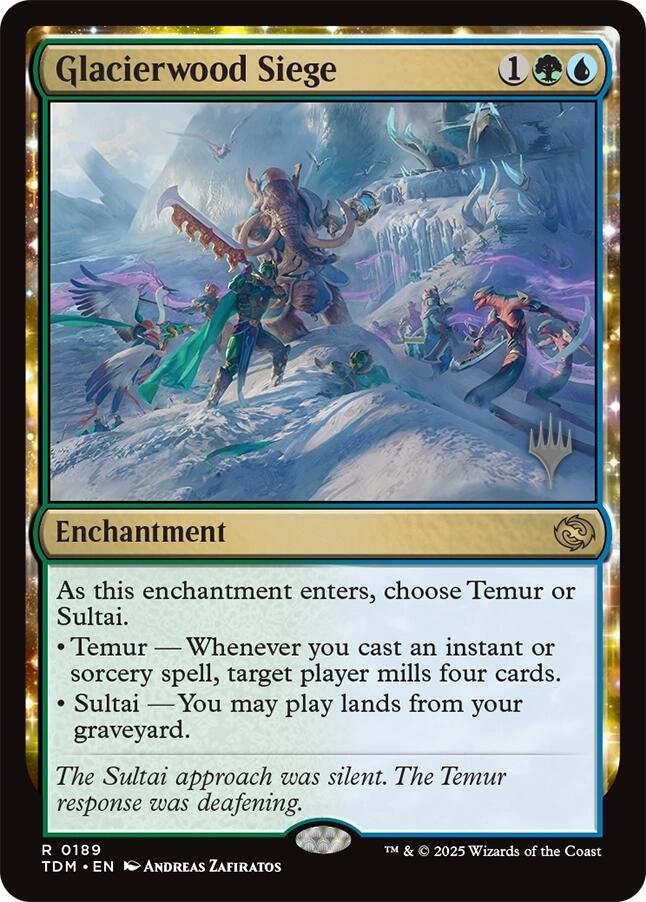 Glacierwood Siege [Tarkir: Dragonstorm Promos] | GnG Games