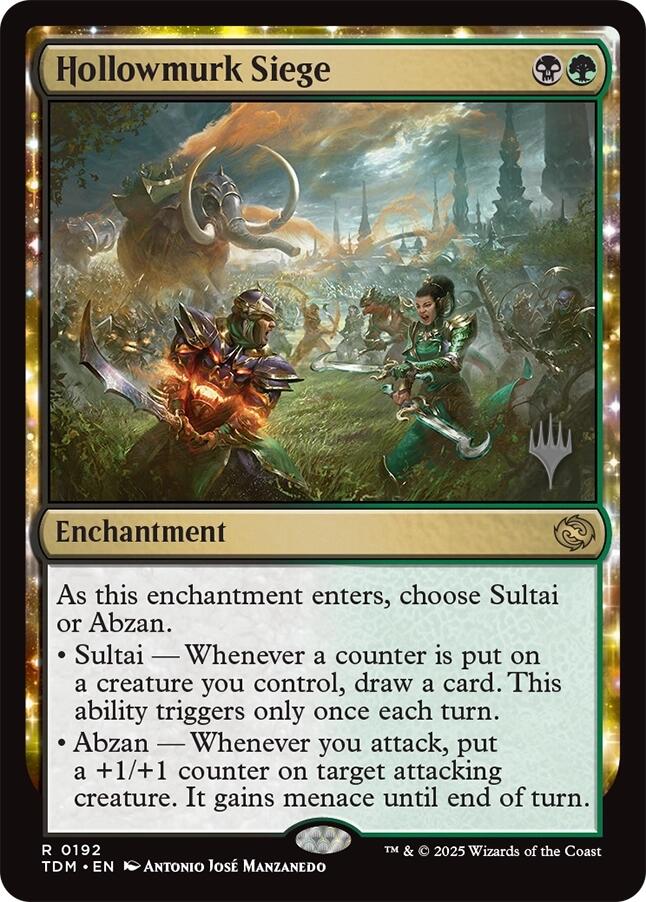 Hollowmurk Siege [Tarkir: Dragonstorm Promos] | GnG Games