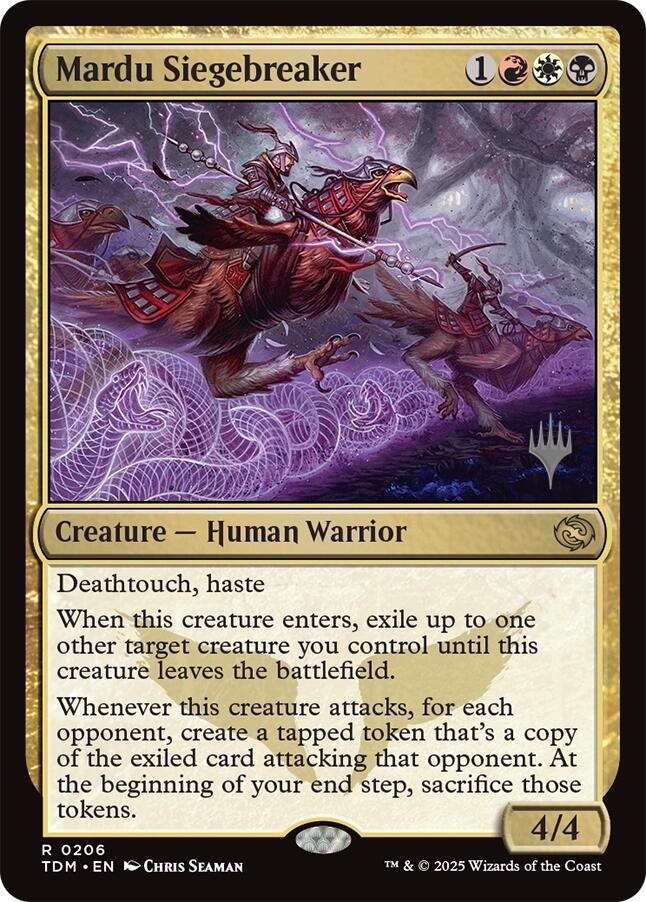 Mardu Siegebreaker [Tarkir: Dragonstorm Promos] | GnG Games