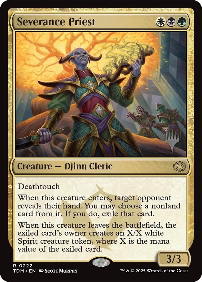 Severance Priest [Tarkir: Dragonstorm Promos] | GnG Games