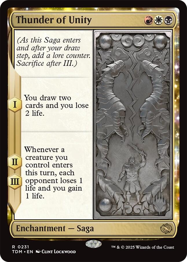 Thunder of Unity [Tarkir: Dragonstorm Promos] | GnG Games