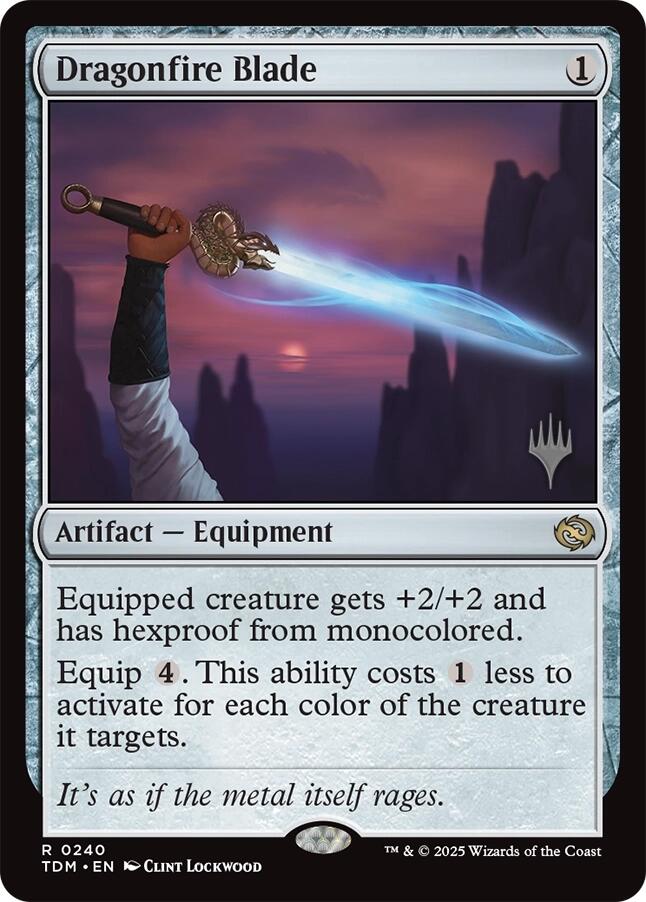 Dragonfire Blade [Tarkir: Dragonstorm Promos] | GnG Games