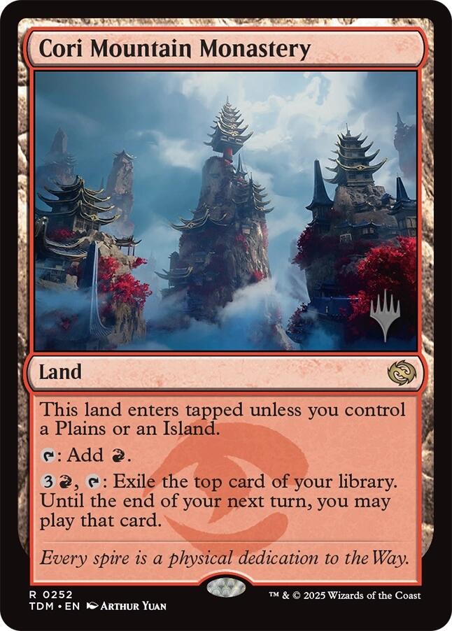 Cori Mountain Monastery [Tarkir: Dragonstorm Promos] | GnG Games