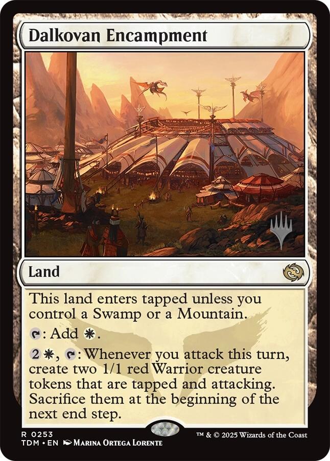 Dalkovan Encampment [Tarkir: Dragonstorm Promos] | GnG Games