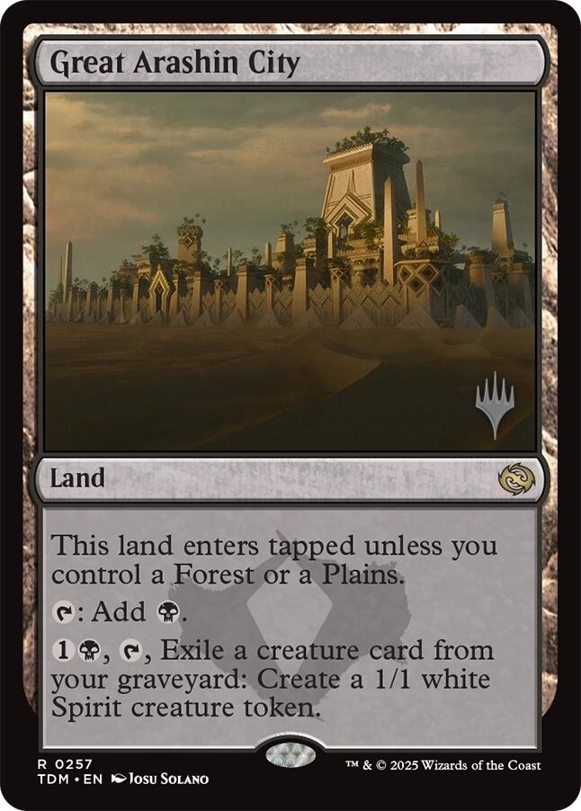 Great Arashin City [Tarkir: Dragonstorm Promos] | GnG Games