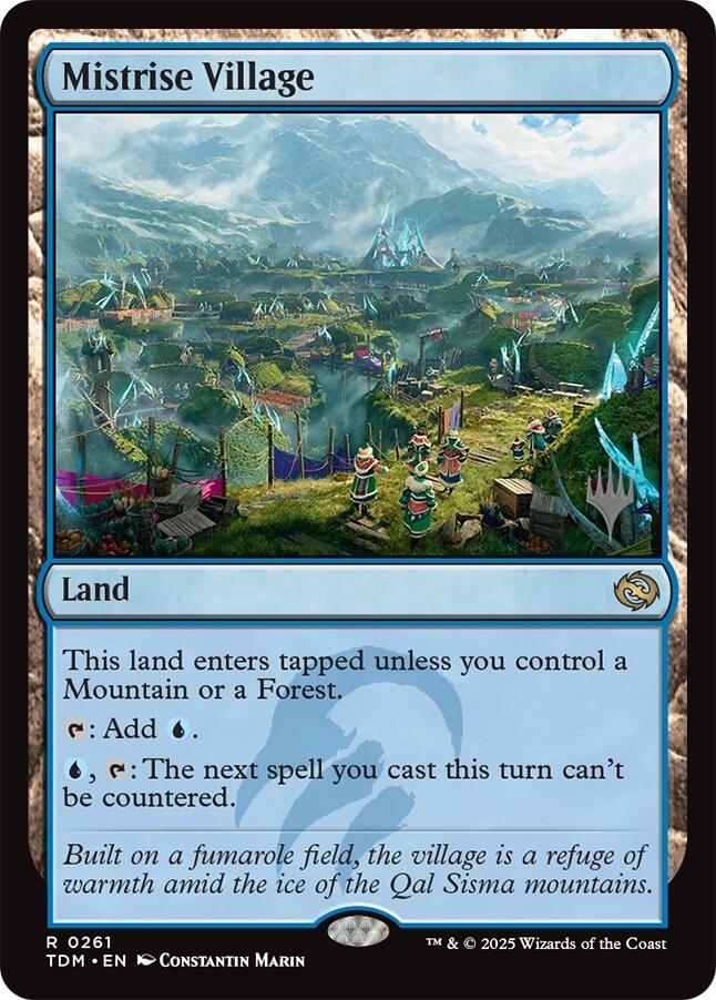Mistrise Village [Tarkir: Dragonstorm Promos] | GnG Games