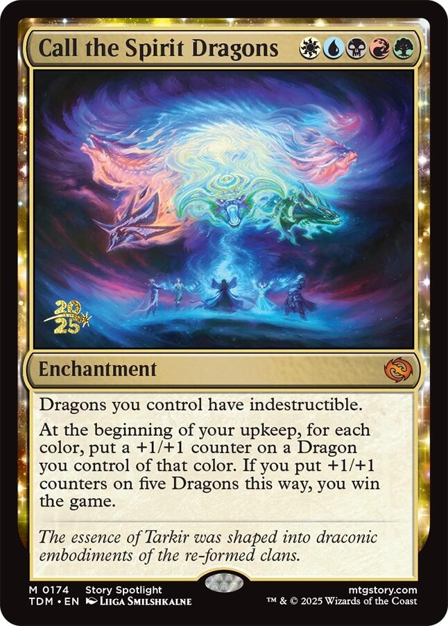 Call the Spirit Dragons [Tarkir: Dragonstorm Prerelease Promos] | GnG Games
