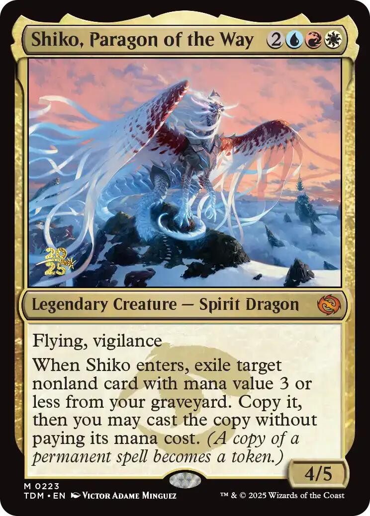 Shiko, Paragon of the Way [Tarkir: Dragonstorm Prerelease Promos] | GnG Games