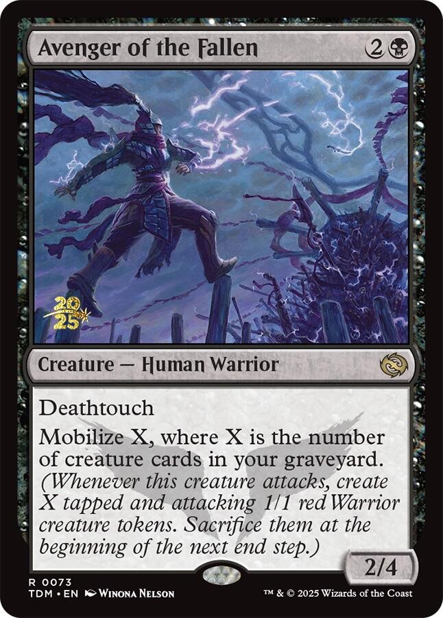 Avenger of the Fallen [Tarkir: Dragonstorm Prerelease Promos] | GnG Games