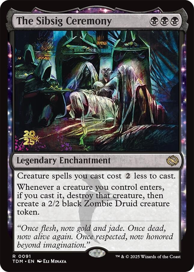 The Sibsig Ceremony [Tarkir: Dragonstorm Prerelease Promos] | GnG Games