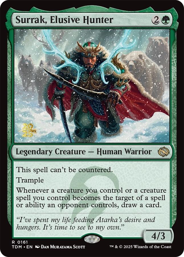 Surrak, Elusive Hunter [Tarkir: Dragonstorm Prerelease Promos] | GnG Games