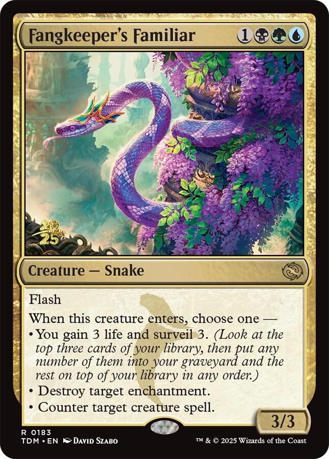 Fangkeeper's Familiar [Tarkir: Dragonstorm Prerelease Promos] | GnG Games
