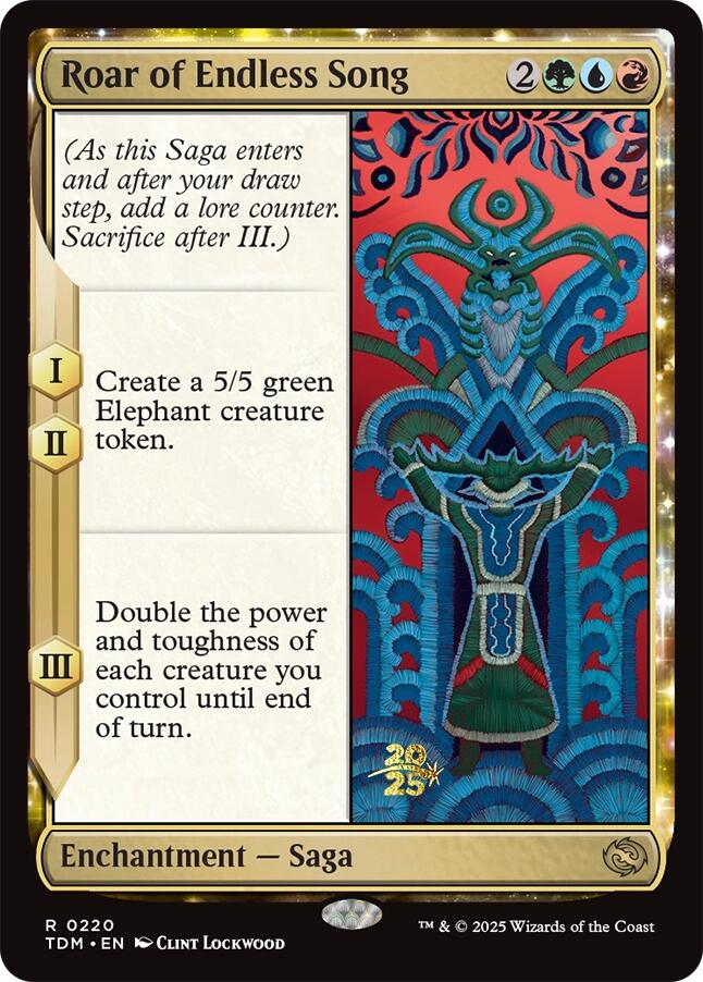 Roar of Endless Song [Tarkir: Dragonstorm Prerelease Promos] | GnG Games