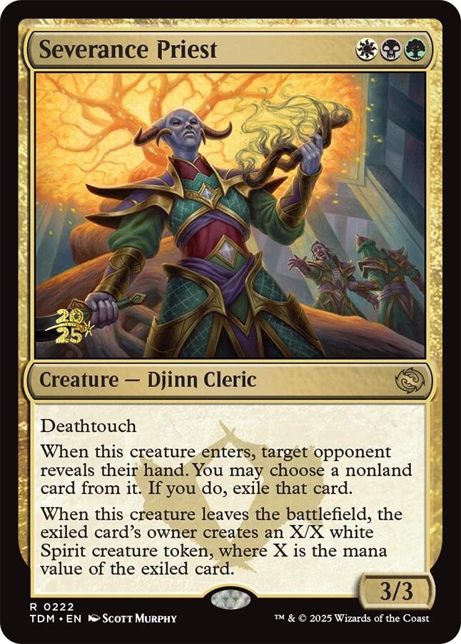 Severance Priest [Tarkir: Dragonstorm Prerelease Promos] | GnG Games