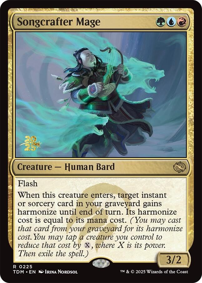 Songcrafter Mage [Tarkir: Dragonstorm Prerelease Promos] | GnG Games