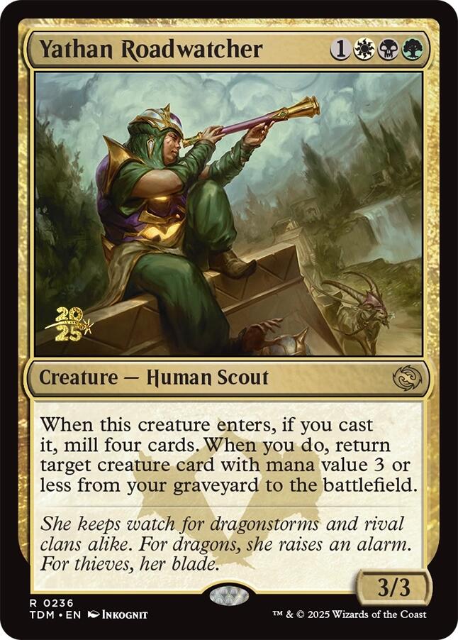 Yathan Roadwatcher [Tarkir: Dragonstorm Prerelease Promos] | GnG Games