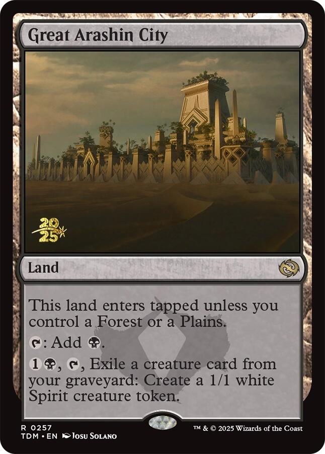 Great Arashin City [Tarkir: Dragonstorm Prerelease Promos] | GnG Games