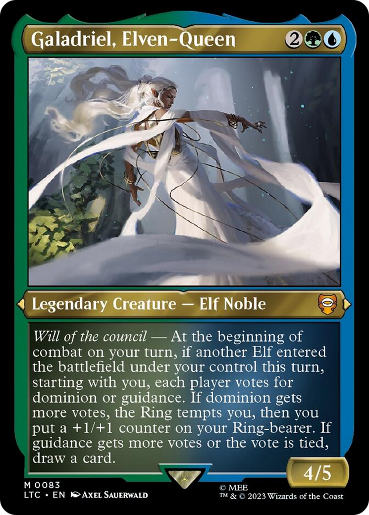 Galadriel, Elven-Queen (Display Commander) [The Lord of the Rings: Tales of Middle-Earth Commander] | GnG Games