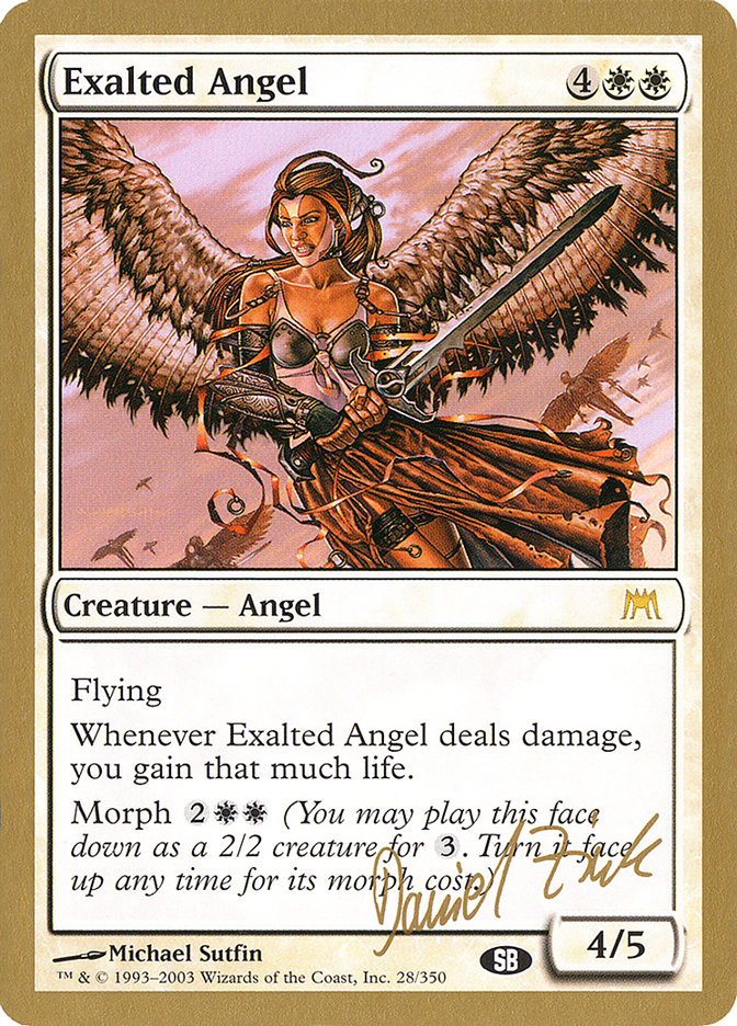 Exalted Angel (Daniel Zink) (SB) [World Championship Decks 2003] | GnG Games