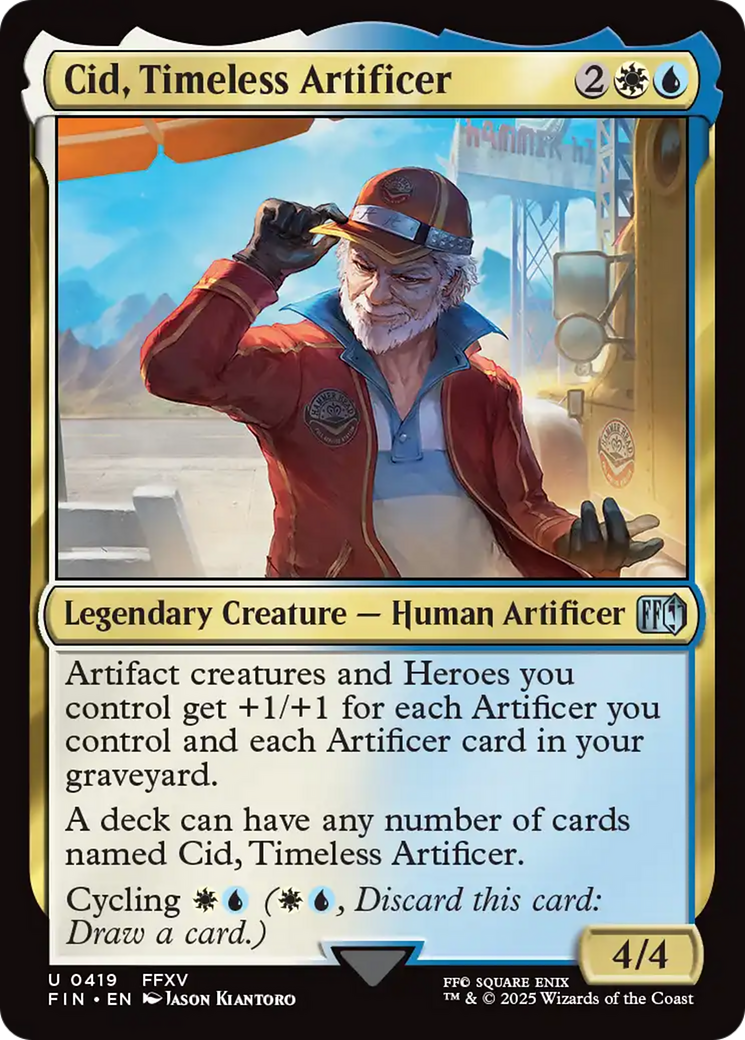 Cid, Timeless Artificer (0419) [FINAL FANTASY] | GnG Games
