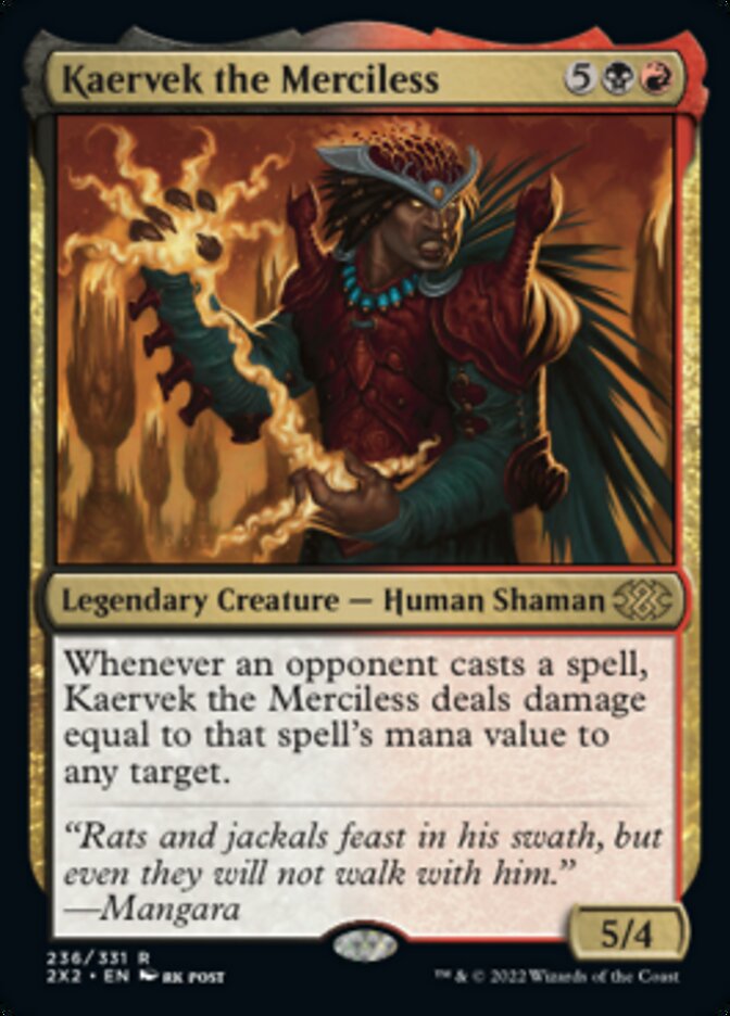 Kaervek the Merciless [Double Masters 2022] | GnG Games