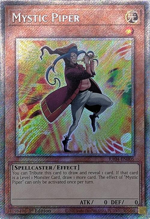 Mystic Piper [RA04-EN005] Platinum Secret Rare | GnG Games