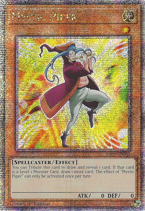 Mystic Piper [RA04-EN005] Quarter Century Secret Rare | GnG Games