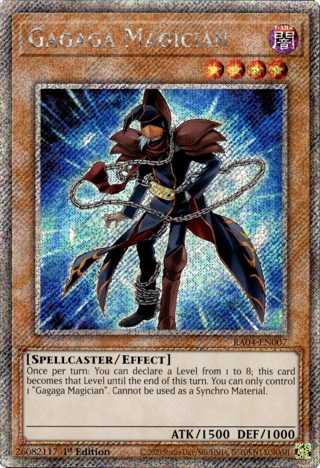 Gagaga Magician [RA04-EN007] Platinum Secret Rare | GnG Games