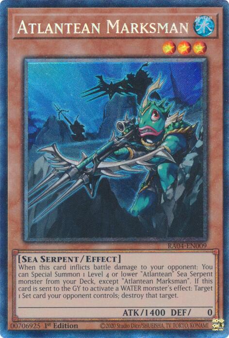 Atlantean Marksman [RA04-EN009] Prismatic Collector's Rare | GnG Games