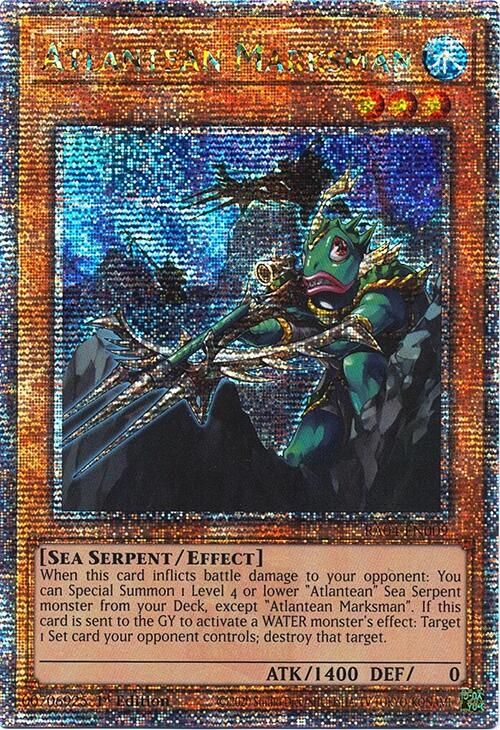 Atlantean Marksman [RA04-EN009] Quarter Century Secret Rare | GnG Games