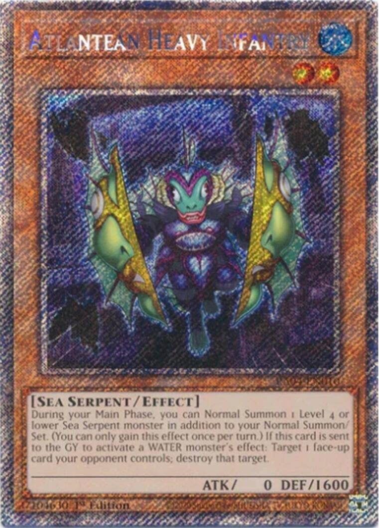 Atlantean Heavy Infantry [RA04-EN010] Platinum Secret Rare | GnG Games