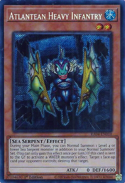 Atlantean Heavy Infantry [RA04-EN010] Secret Rare | GnG Games