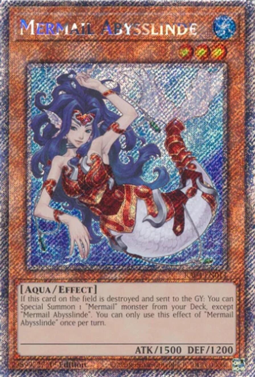 Mermail Abysslinde [RA04-EN011] Platinum Secret Rare | GnG Games