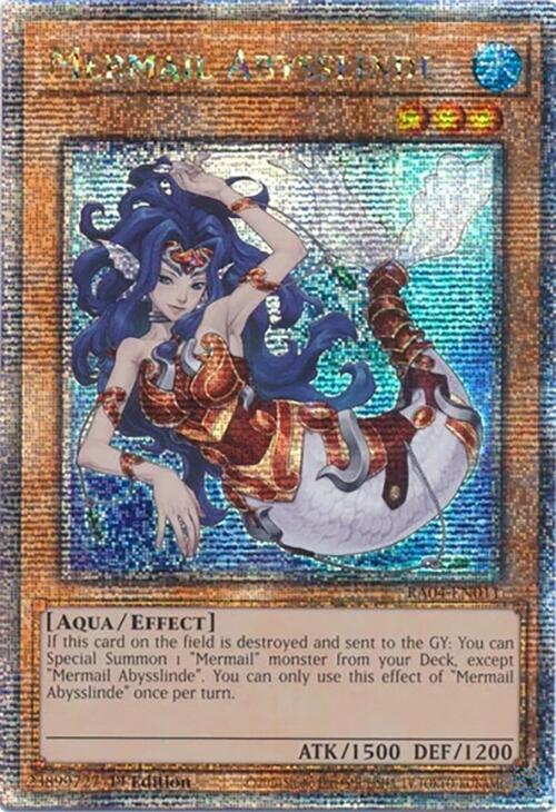 Mermail Abysslinde [RA04-EN011] Quarter Century Secret Rare | GnG Games