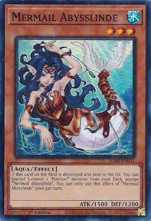 Mermail Abysslinde [RA04-EN011] Super Rare | GnG Games
