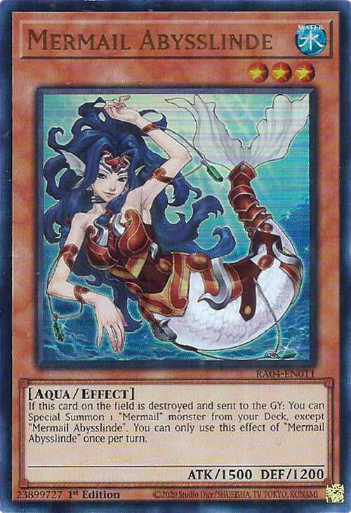 Mermail Abysslinde [RA04-EN011] Ultra Rare | GnG Games