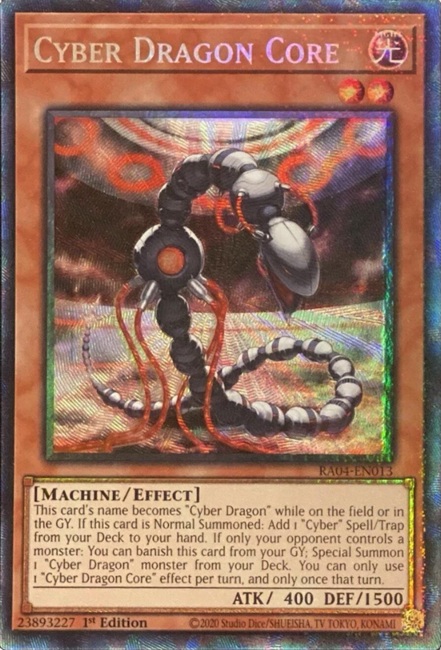 Cyber Dragon Core [RA04-EN013] Prismatic Collector's Rare | GnG Games