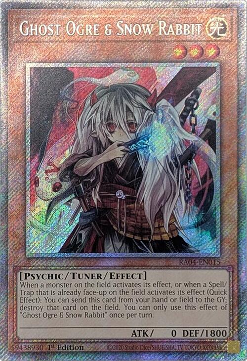 Ghost Ogre & Snow Rabbit [RA04-EN015] Platinum Secret Rare | GnG Games