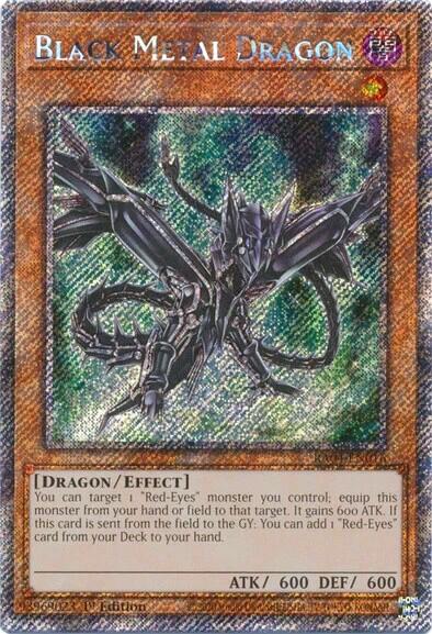 Black Metal Dragon [RA04-EN016] Platinum Secret Rare | GnG Games