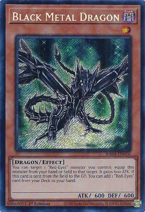 Black Metal Dragon [RA04-EN016] Secret Rare | GnG Games