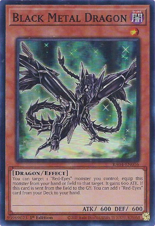 Black Metal Dragon [RA04-EN016] Super Rare | GnG Games