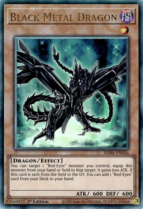 Black Metal Dragon [RA04-EN016] Prismatic Ultimate Rare | GnG Games