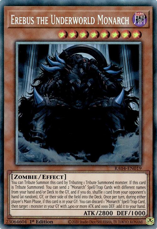 Erebus the Underworld Monarch [RA04-EN019] Prismatic Collector's Rare | GnG Games