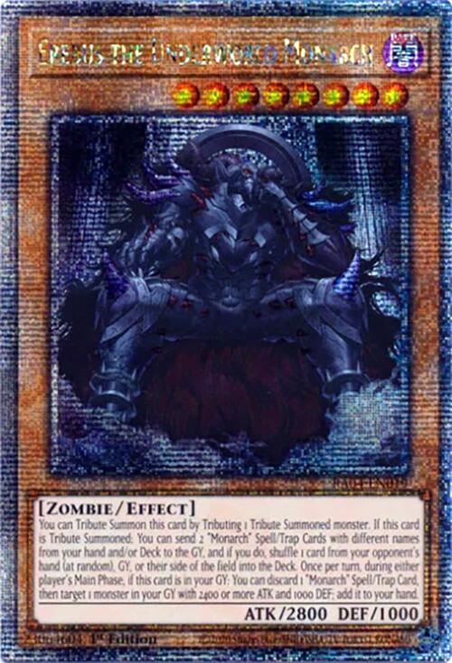 Erebus the Underworld Monarch [RA04-EN019] Quarter Century Secret Rare | GnG Games