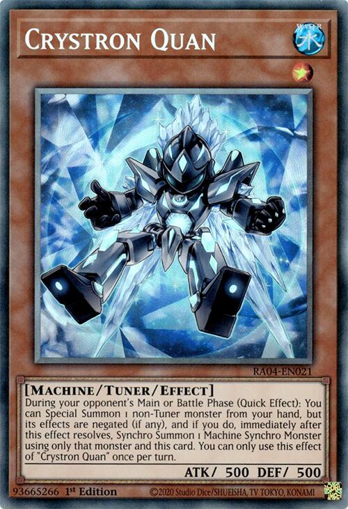 Crystron Quan [RA04-EN021] Prismatic Collector's Rare | GnG Games