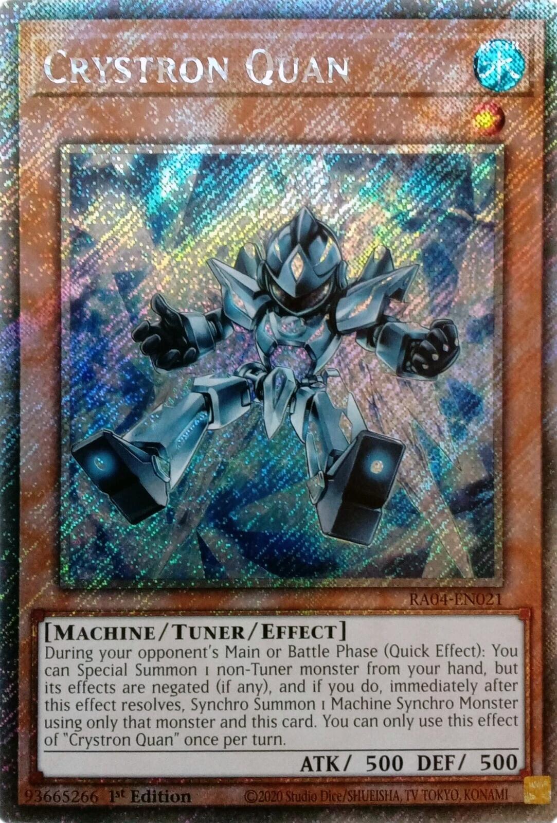 Crystron Quan [RA04-EN021] Platinum Secret Rare | GnG Games