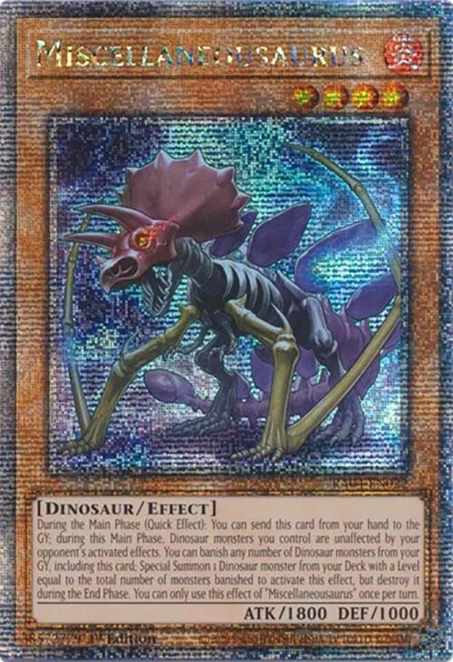 Miscellaneousaurus [RA04-EN022] Quarter Century Secret Rare | GnG Games