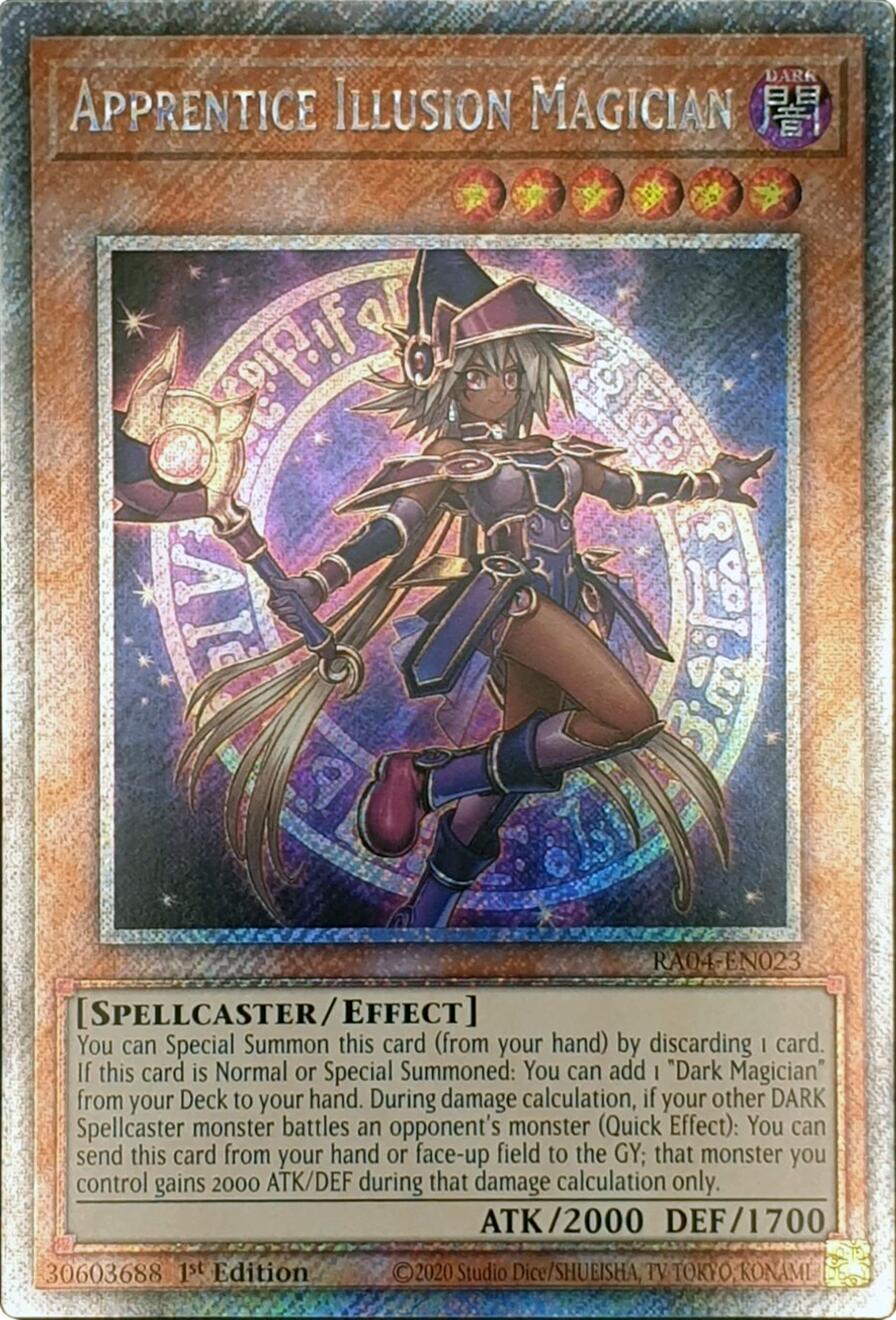 Apprentice Illusion Magician [RA04-EN023] Platinum Secret Rare | GnG Games